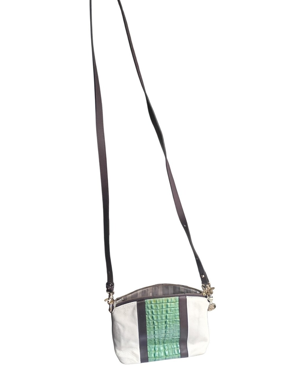 EUC Brahmin Mini Duxbury Baltik Blue Lady Vineyard Crossbody Bag - Picture 8 of 16